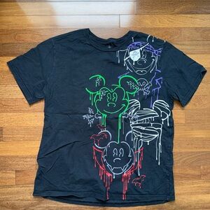 Disney Black Mickey Mouse Halloween T-shirt